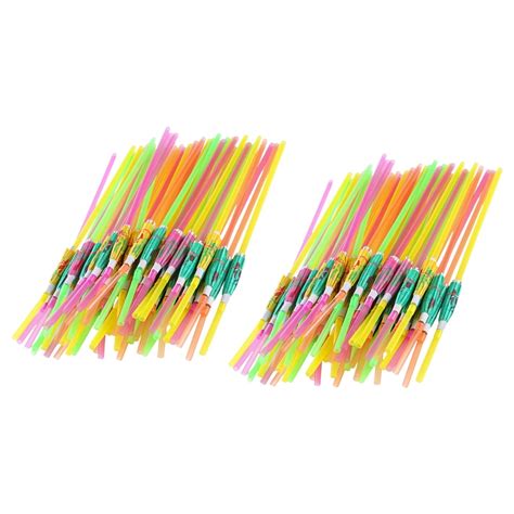 100 Pcs Straw Home Drinking Straws Party Beverage Umbrella For Drinks