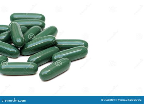 Chlorophyll tablets stock photo. Image of pills, capsule - 76588480