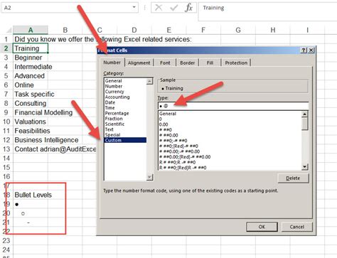 Bullets In Excel Hot Sex Picture