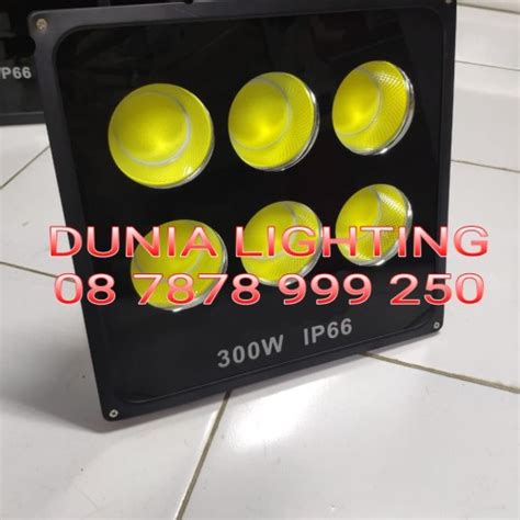 Jual LAMPU SOROT LED 300 WATT COB TEMBAK FLOOD LIGHT 300W 300WATT