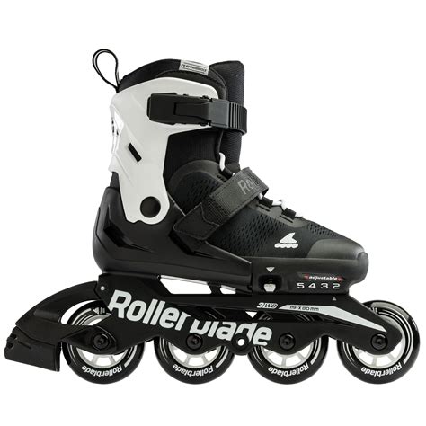 Детские ролики Rollerblade Microblade - 2022 Black/White - Магазин с ...