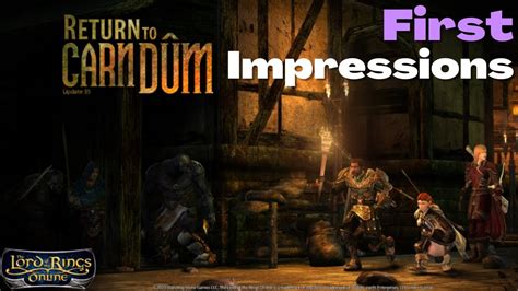 Lotro Return To Carn Dum First Impressions Youtube