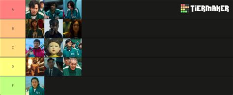 Squid Game Characters Tier List Community Rankings TierMaker