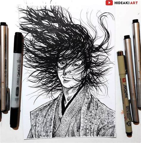 Drawing Sasaki Kojirou Vagabond Artist Hideakiart Drawings