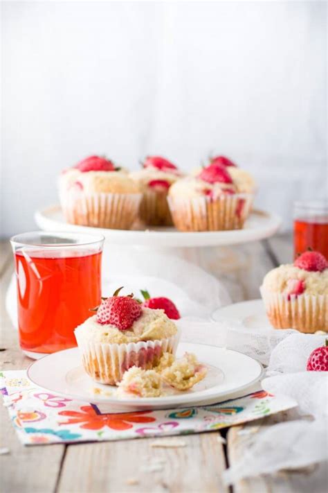 Soft And Airy Strawberry Coconut Muffins The Pure Taste