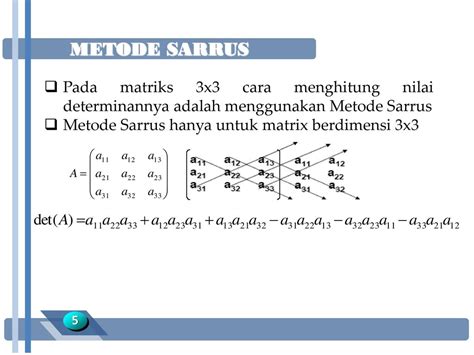 Cara Mencari Determinan Matriks 3x3 Wulan Tugas