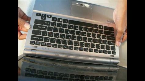 Sony VAIO VGN SR Removing Replacing Keyboard Unit YouTube