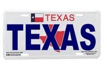 Texas License Plate