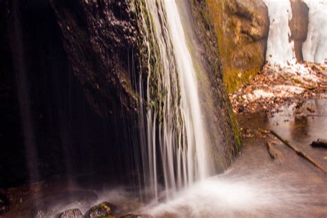 Close Up Of The Falls At Stephens Falls Governor Dodge State Park