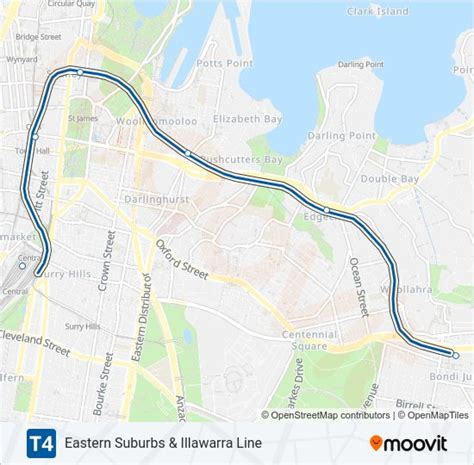 T Route Schedules Stops Maps Bondi Junction Updated