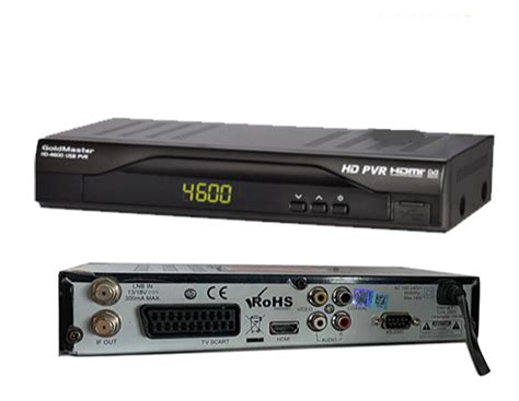 Goldmaster HD 4600 USB PVR Uydu Alıcısı TV ve Görüntü Sistemleri