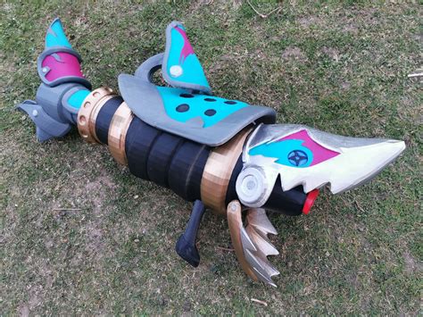 3D Printer Jinx Arcane Shark Gun 3D Model Digital File League Of