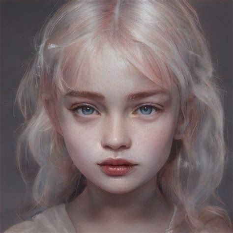 Artbreeder Blonde Hair Characters Light Blue Eyes Character Portraits