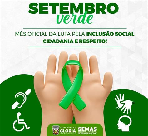 Setembro Verde M S Oficial Da Luta Pela Inclus O Social Cidadania E