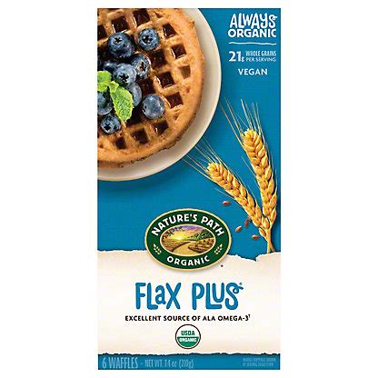 Nature’s Path Organic Flax Plus Waffles, 6 ct – Central Market