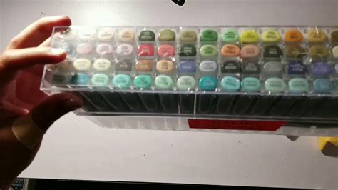 Unboxing 72 Copic Sketch Markers Custom Youtube