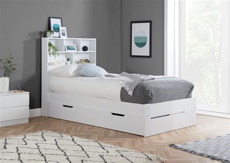 Alfie Single Storage Bed White | Birlea