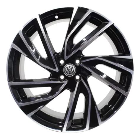 Roda Aro 17 4x100 Chiara Golf Gti K72 Krmai 2 Unidades Cor Preta