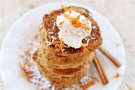 Vegan Carrot Cake Pancakes The Colorful Kitchen