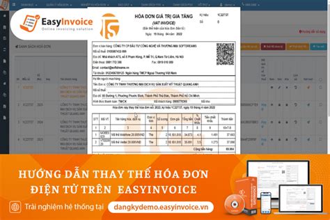 Hướng Dẫn Thay Thế Hóa đơn điện Tử Trên Phần Mềm Easyinvoice