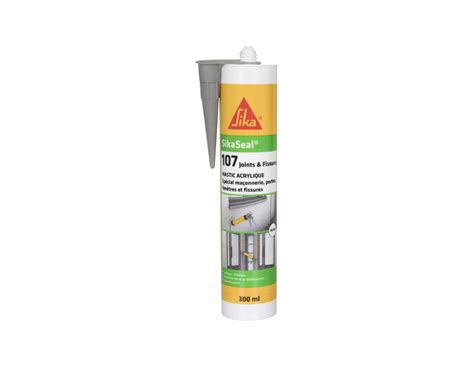 Mastic Acrylique Spécial Façade Sika Sikaseal 107 Joints Et Fissure Acajou 300ml