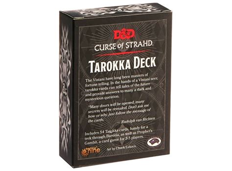 D D Cards Curse Of Strahd Tarokka Deck Dungeons Dragons Kort