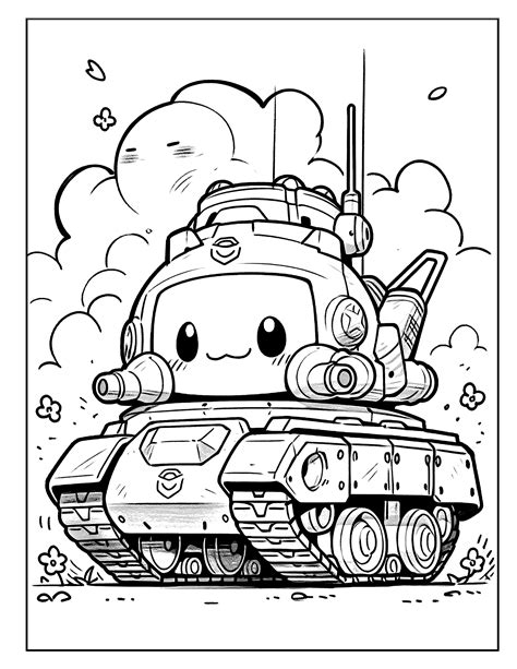 Adorable Tanks A Coloring Book And Discovery Of Interesting Things About Tanks Tanks Coloring