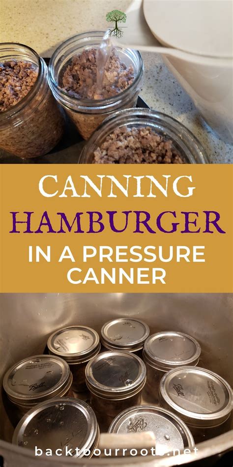 Pressure canning hamburger meat ground beef pressure canning meat ...