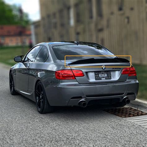 E92 3 Series Bmw Glossy Black Spoiler 2006 2012 Bayoptiks