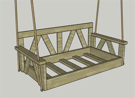 Diy Porch Bed Swing Twin Mattress Size Printable Pdf Woodworking