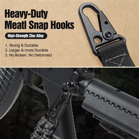 Snapklik VVAAGG 2 Point QD Rifle Sling Adjustable 550 Paracord