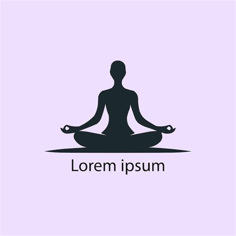 Premium Vector A Yoga Logo Design
