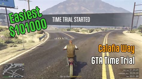 Gta Online Easiest Time Trial Calafia Way Jan Youtube