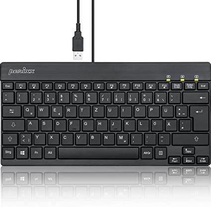 Perixx Periboard Wired Usb Mini Keyboard With Flat Keys