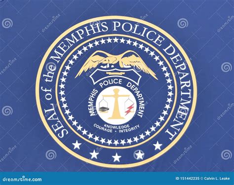 Memphis Police Force Seal Editorial Image Image Of Danger 151442235