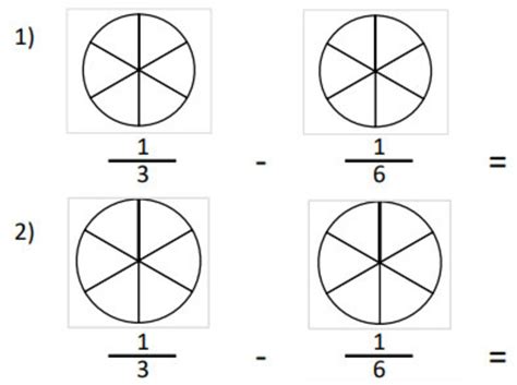 40 Fraction Sheets Add and Subtract With Diagrams to Help - Etsy