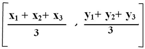 Centroid Triangle Calculator