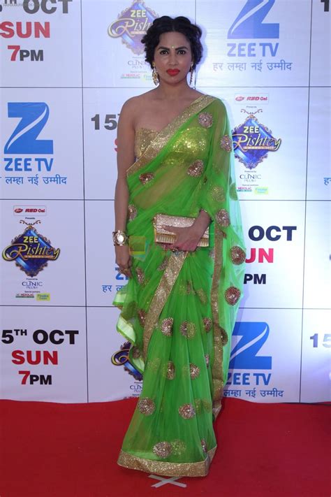 At The Red Carpet Of The Grand Celebration Of Zee Rishtey Awards 2017