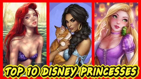 Top 10 🔥 Hottest Disney Princesses Youtube