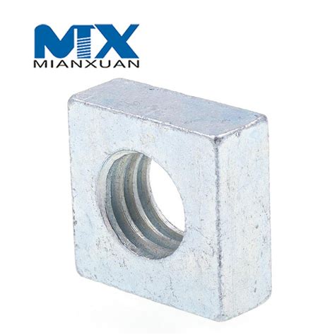 Carbon Steel 4 8 8 8 10 9 12 9 Mild Steel Square Nut DIN 562 557