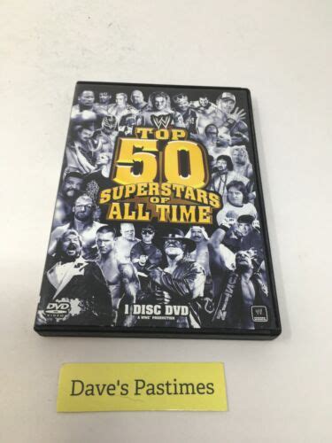 WWE Top 50 Superstars Of All Time The 1 Disc DVD DVDs JY