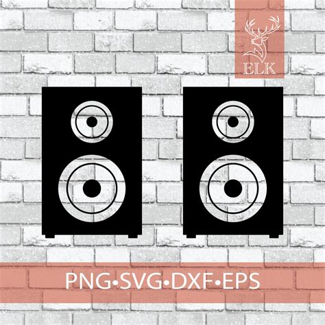 Speakers Bookshelf Svg Svg Dxf Eps Png Cut File For Etsy