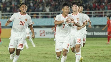 Hasil Akhir Timnas U Indonesia Vs Laos Pesta Garuda Muda Ke