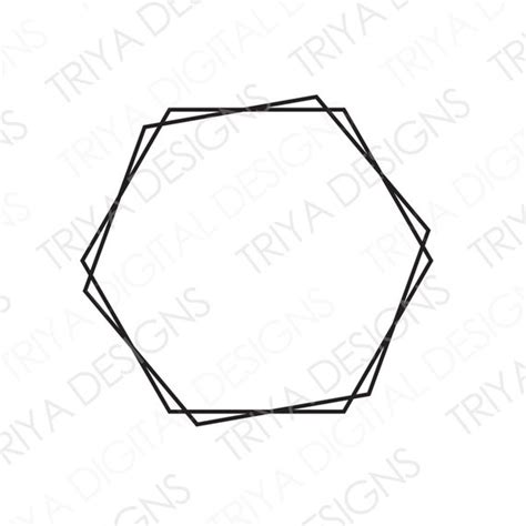 Hexagon Frame Svg