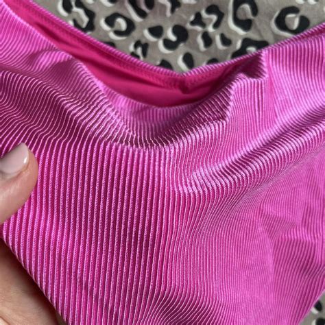 Fuchsia Pink Bikini Top Fit Size 12 Worn Once Depop