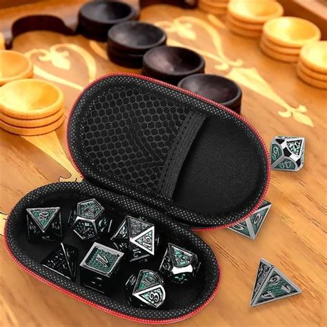 Green Dragon Scale DND Dice Set