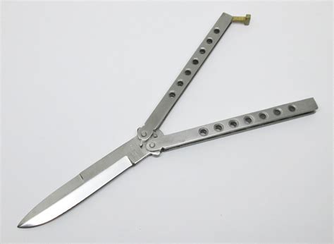 Vintage Stainless Steel Butterfly Balisong Folding Knife Pakistan