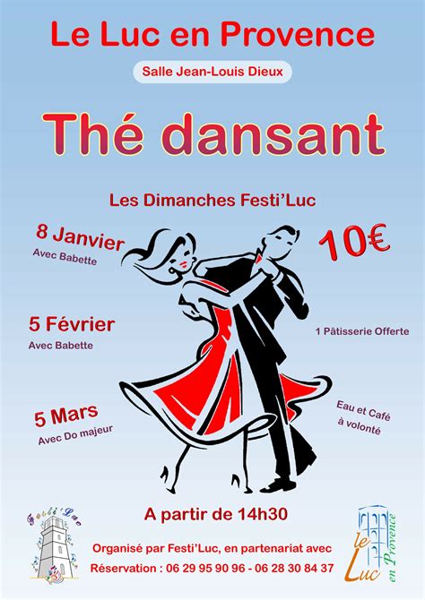 Dimanche Janvier Th Dansant Avec Festi Luc Site Officiel De La Ville