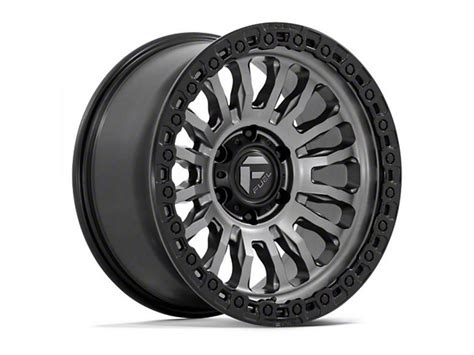 Fuel Wheels Sierra 3500 Rincon Matte Gunmetal With Black Ring 8 Lug