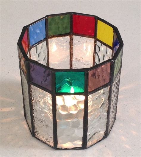 Carousel Candle Lantern Etsy Australia Stained Glass Candle Holders